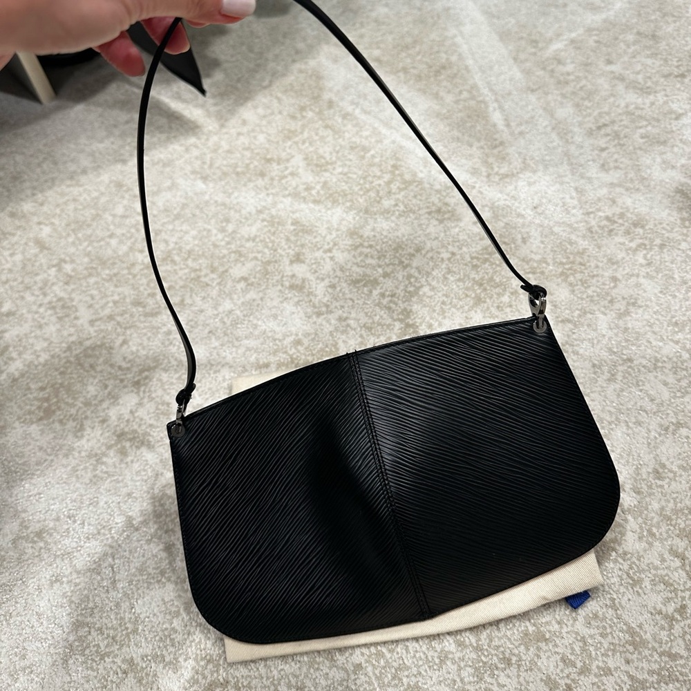Louis Vuitton Epi Demi Lune Pochette includes dust bag